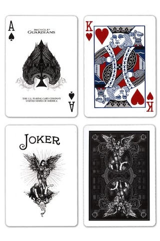 Bicycle Guardians Poker Oyun Iskambil Kartı Kartları Destesi