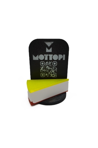 Qr Menü Standı Cheesecake Limonlu-10 Adet /dijital Menü Modern Stand,qr Menü Masaüstü Standı,karekod Menü,kafe Menü 10 adet