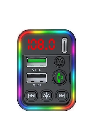 Concord C617 Rgb Işıklı Pd 18 + Qc 3.1a Şarj Bluetooth 5.1v Fm Tr