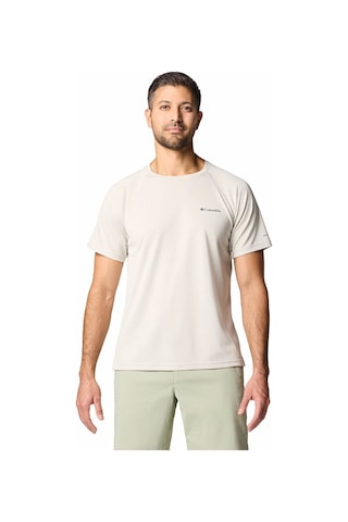 Columbia Ao0944 Alpine Chill Pro Ss Crew Erkek T-shirt-29962 Bej