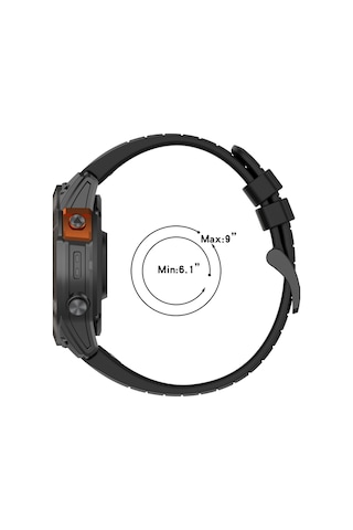 Sones Garmin Marq Athlete Gen 2 22mm Hızlı Açılan Silikon Saat Kordonu