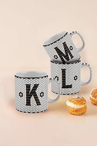 Monogram Kupa L Açık Ahşap