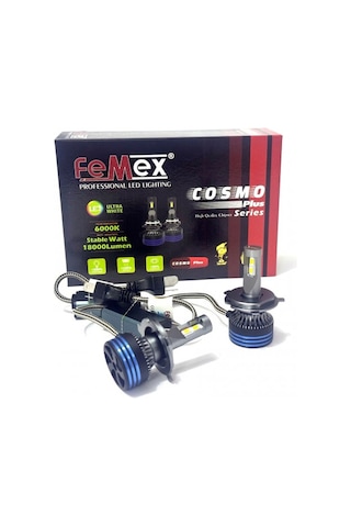 Ford Fiesta 6 2002-2009 H4 Kısa Uzun Far Ampül Femex Cosmo Plus