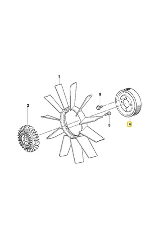 Bmw Uyumlu M52 M54 Motor Febi Devirdaim Pompa Kasnağı 11511436590