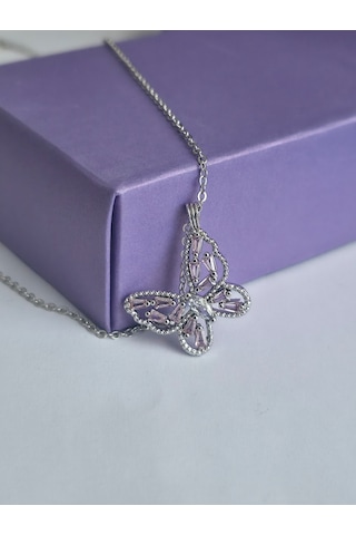 925 Ayar Kadın Gümüş Kolye 5 Gümüş