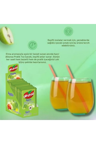 Altunsa Elma Aromalı Toz İçecek 24 x 9 G