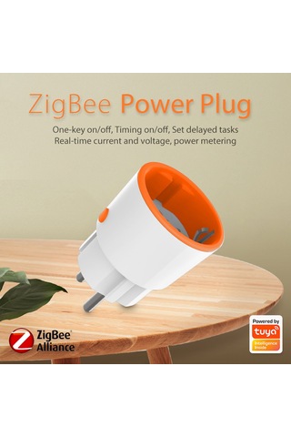 Tenfowee Akıllı Zigbee 3.0 16a Avrupa Priz - Enerji Takip, Zamanlayıcı, Alexa/google Uyumlu