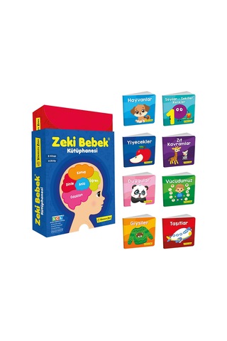 6-24 Ay Zeki Bebek Kütüphanesi 8'li Set