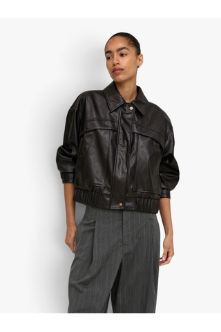 Only Onlmelle Faux Leather Jacket Otw Kadın Kahverengi Ceket - 5041089