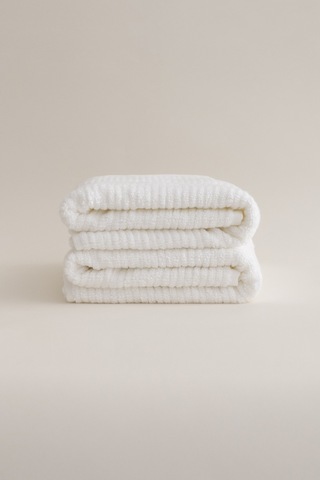 Ivory Beyaz Fitilli Mikro Fiber %100 Pamuk 2li El Yüz Havlusu Set Beyaz