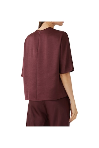 Vince Şık Saten Bluz Burgundy