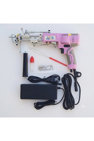 Ak-v Tufting Tabancası - Tufting Makinesi Pembe