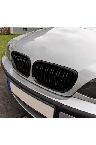 Bmw E46 02-04 Çıft Çızgı M Panjur Böbrek N11.11864