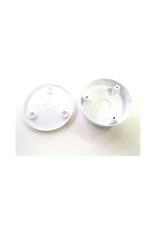 Koodmax - 50 Adet Plastik Güvenlik Kamera Montaj Kutusu - Yuvarlak Standart Model + Taban Dahil