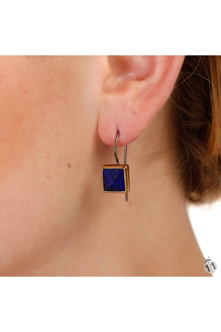 Mineral Takı Lapis Küpe