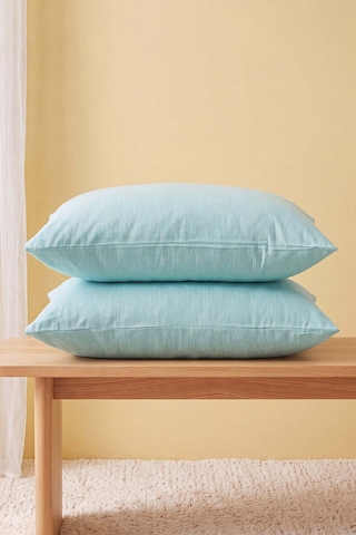 Mint Pamuklu 2'li Yastık Kılıfı 50x70 Cm