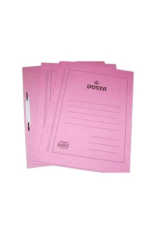 Özkan Tam Kapak Karton Dosya Pembe Dosya 2 Paket 100 Adet