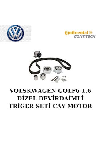 Volkswagen Golf6 Devirdaimli Triger Seti 1.6 Dizel Cay Motor
