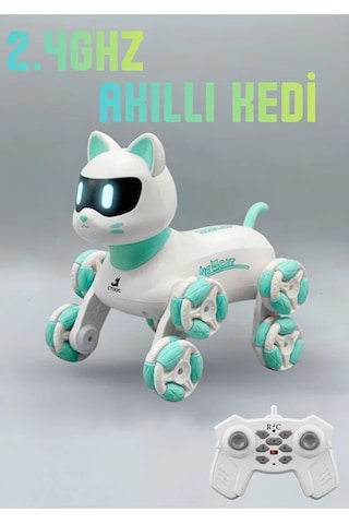 Neocat Robot Kedi Yeşil Karışık