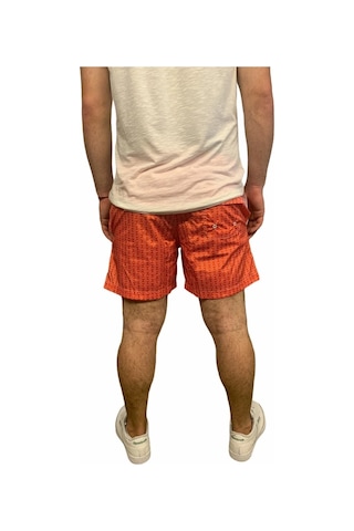 Superfly Swimwear Erkek Kırmızı Şort 21679-17 Siyah