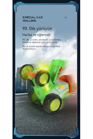Oyuncak Dans Eden Çılgın Traktör - Kumandalı Çılgın Traktör 2101-a Turkuaz Turkuaz