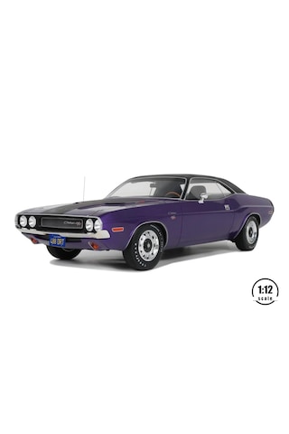 1:12 Otto 1970 Dodge Challenger R/t Plum Crazy 1500 Limitli