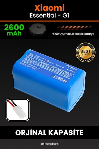 Xiaomi Vacuum Mop Essential Batarya 2600mah G1 2in1 Uyumlu