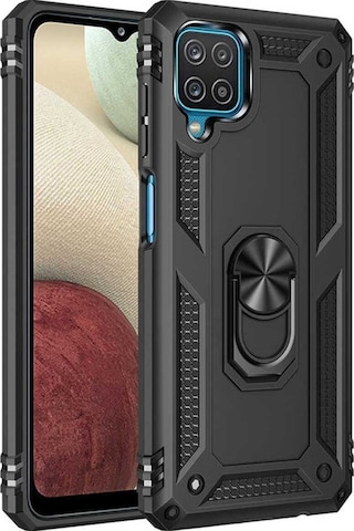 Samsung Uyumlu Galaxy M22 Kılıf Zore Vega Kapak Siyah