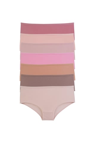 Kadın Külot Yuksek Bel 7 li Paket Likralı TAŞ 94183_R96 Taş