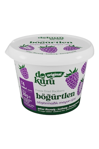 Dokuru Böğürtlen Kuru Meyve Cipsi 20 G