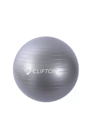 Clifton 65 CM Gri Dura-Strong Deluxe Pilates Topu + Pompa