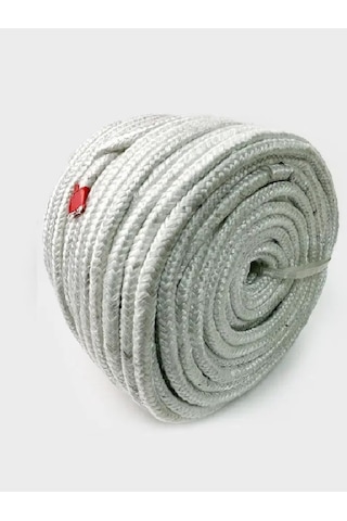 Soba /cam Elyaf/ Fiberglass/ Isıya Dayanıklı Fitil 4 Metre 6mm Soba-şomine Fitili