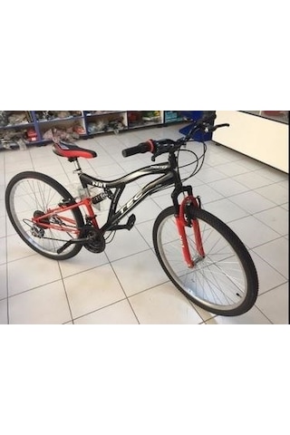 Belderia Tec Master 24 Jant Çift Amortisörlü 21 Vites Dağ Bisikleti 48 Cm Gümüş