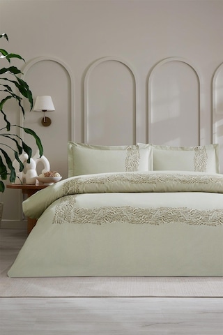 Vivaces King Size Nevresim Takımı Bej