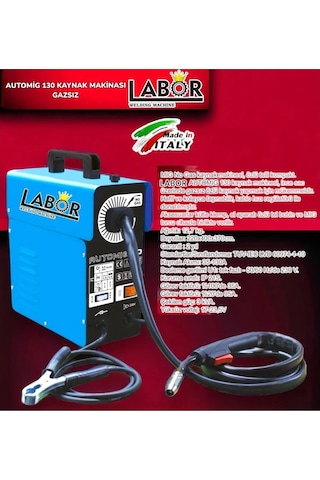 Labor Gazsız Gazaltı Kaynak Makinası İtalyan
