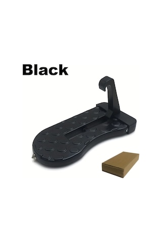 Elmpaly Siyah Katlanır Alüminyum Araç Basamağı Çatı Geçişi İçin Çoğu Araç Suv Ve Kamyon