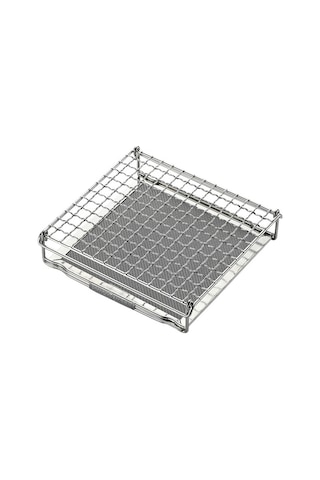 Geeksen Çelik Fırın Izgara, Katlanabilir, Dışarıda Piknik Kamp İçin, M Büyüklüğü, Eşit Isıtma, Temizlenmesi Kolay Çok Renkli