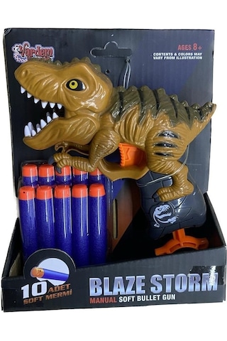 Zc7128-26-27-28 Yumuşak Mermili Dinazor - Vardem Oyuncak