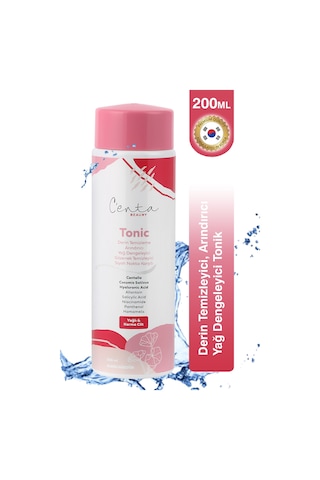 C'enta Beauty Karma ve Yağlı Ciltler İçin Arındırıcı ve Yağ Dengeleyici Tonik 200 ML
