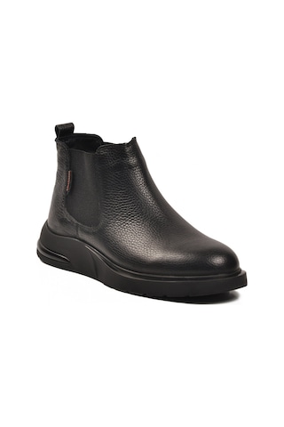 Siyah Floter Hakiki Deri Erkek Chelsea Bot 260042 M Siyah Floter