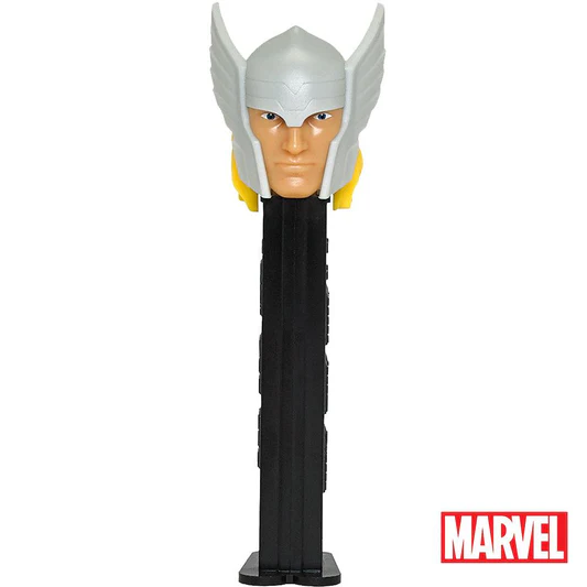 Pez Dispenser Marvel Thor Meyve Aromalı Şekerleme Makinesi Ve Şekerleme Yedekleri
