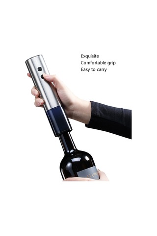 Sones Elektrikli Açacak Paslanmaz Çelik Mini Kırmızı Şarap Şişe Açacağı, Renk: By266 Esmer Yeşil Diğer