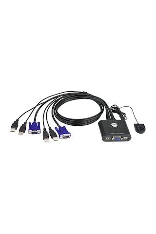 Aten Cs22U 2Port Usb Manual Kvm Switch 2Pc / 1 User Usb