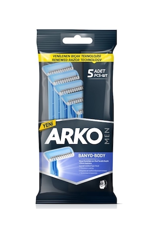 Arko Men Banyo-Body Tıraş Bıçağı 5'li Arko Men Banyo-Body Tıraş Bıçağı 5'li