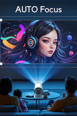 Wearfitpro Hy300 Ultra Projeksiyon Cihazı Hd Android 11 Taşınabilir Ayarlanabilir Açık Hava Ev Sineması