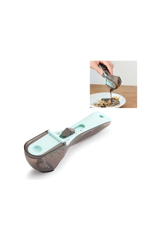 Sones Mutfak Aleti Plastik Ölçü Kaşığı Ayarlanabilir Pişirme Aleti Ölçü Kaşığı