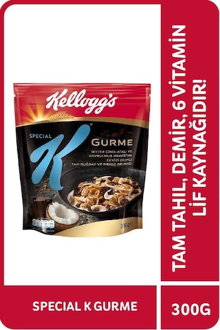 Ülker Kellogg's Special K Çikolatalı Hindistan Cevizi Dilimli Tam Buğday ve Pirinç Gevreği 300 G