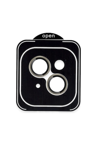 Joko Apple İphone 13 Pvd Metal Kamera Lens Darbeye Dayanıklı Tam Uyumlu - Natural Grey