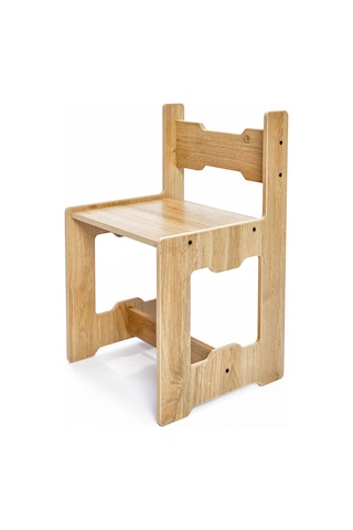 Minera 4-6 Yaş Martı Model Ahşap Montessori Aktivite Çalışma Sandalyesi (1 Sandalye)