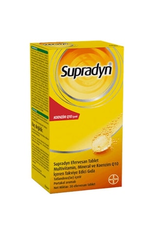 Supradyn Koenzim Q10 30 Efervesan Tablet